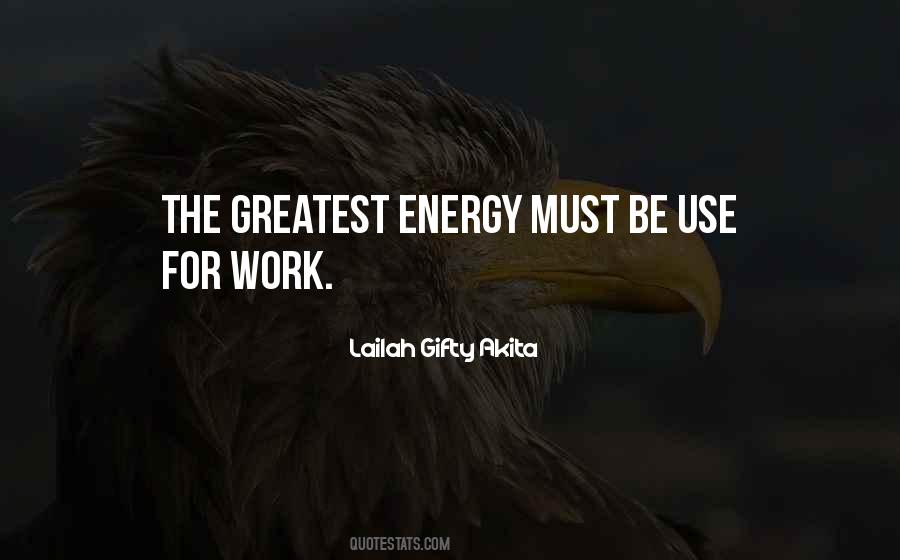 Energy For Life Quotes #1159275