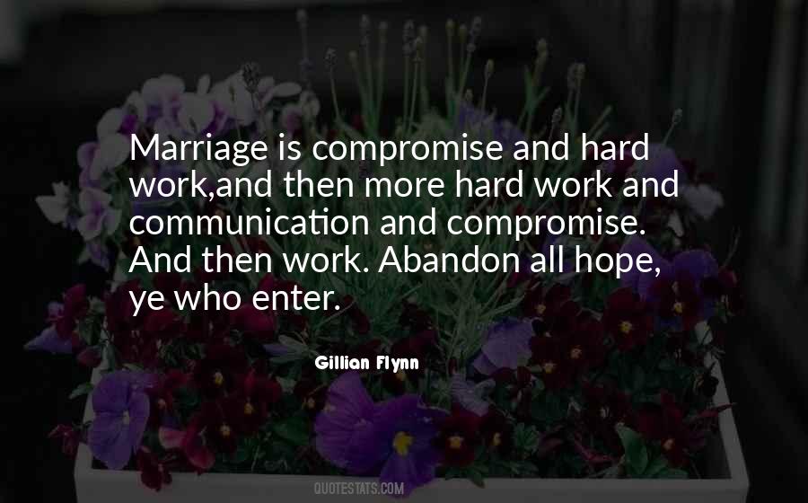 Hard Work Marriage Quotes #215277