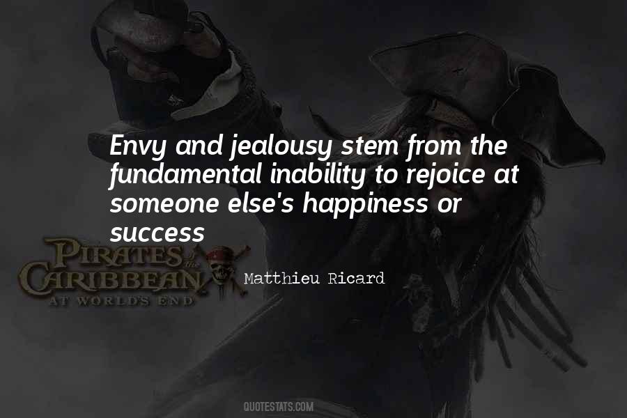 Jealousy Over Success Quotes #942301