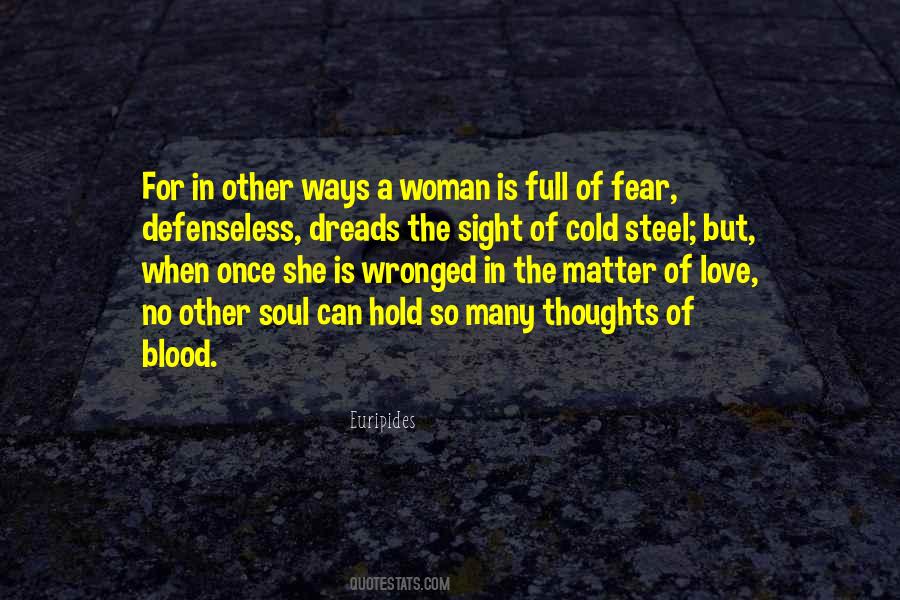 Cold Woman Quotes #279433