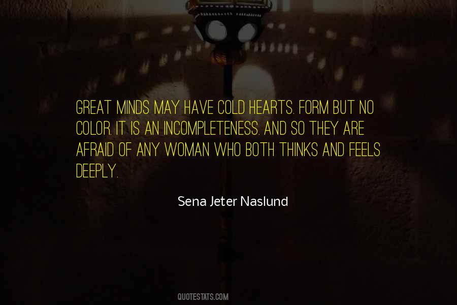 Cold Woman Quotes #93719