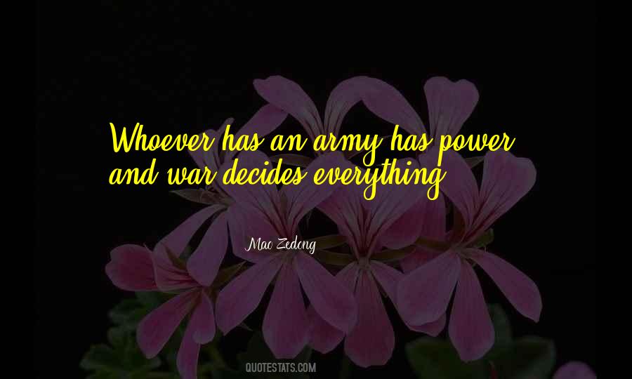 Mao Zedong War Quotes #1099671