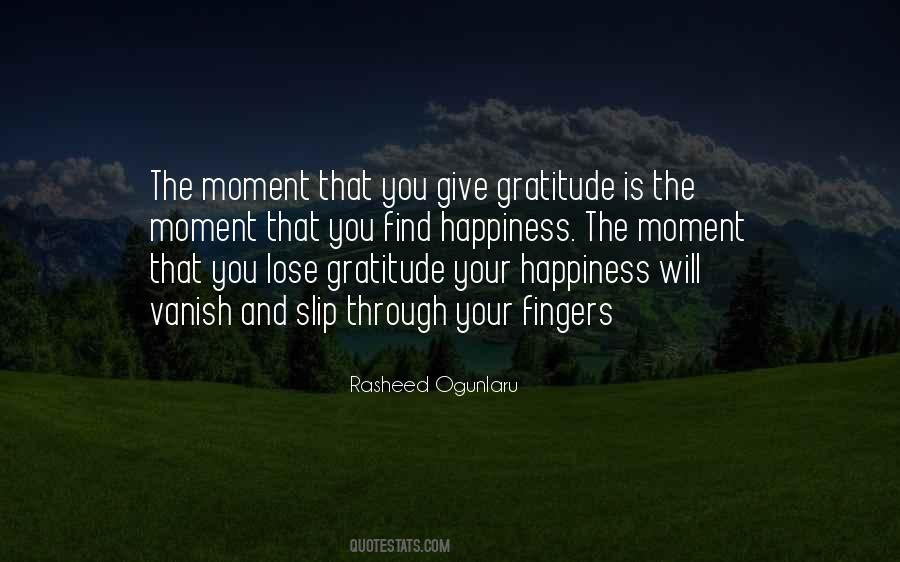 Giving Gratitude Quotes #1315859