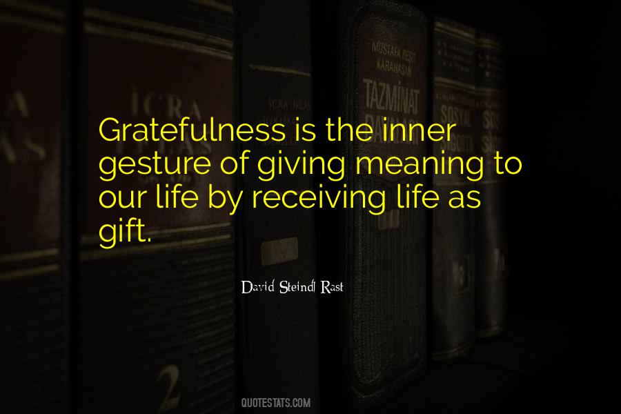 Giving Gratitude Quotes #1366738