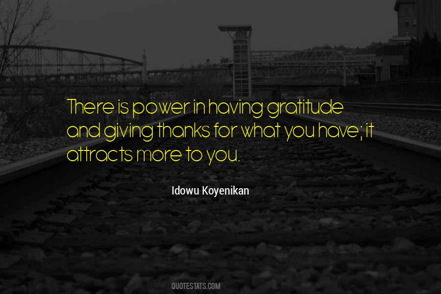 Giving Gratitude Quotes #1836532