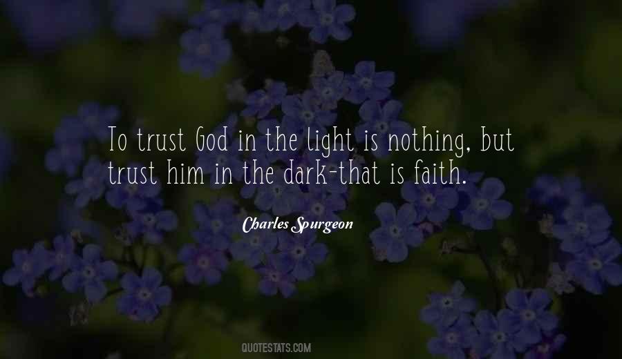 Have Faith And Trust In God Quotes #76433