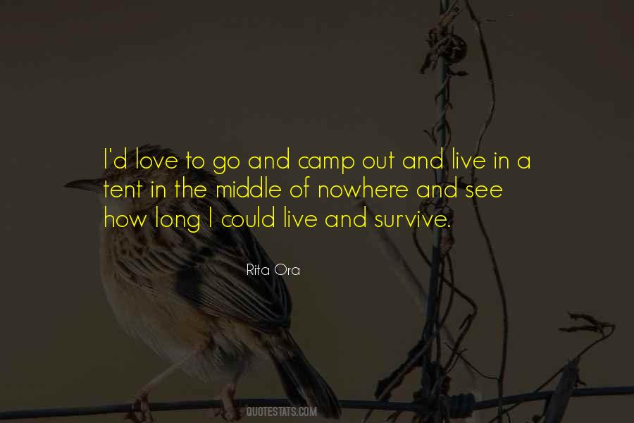 Tent Camp Quotes #1153077