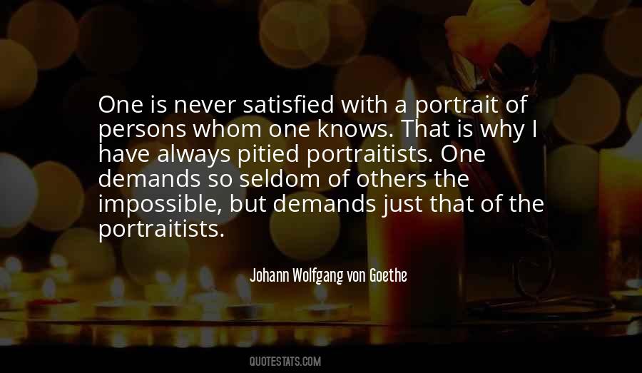I Am Always Satisfied With The Best Quotes #682487