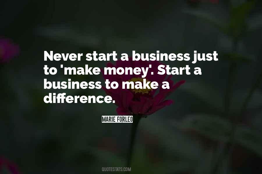 Start Your Own Business Quotes #100847