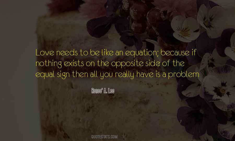 Equation Of Love Quotes #1511143