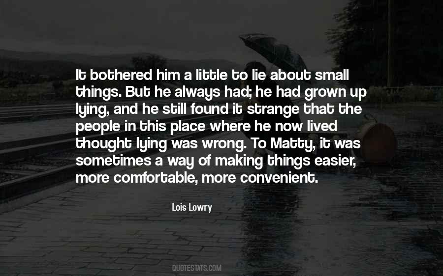 A Small Lie Quotes #785858