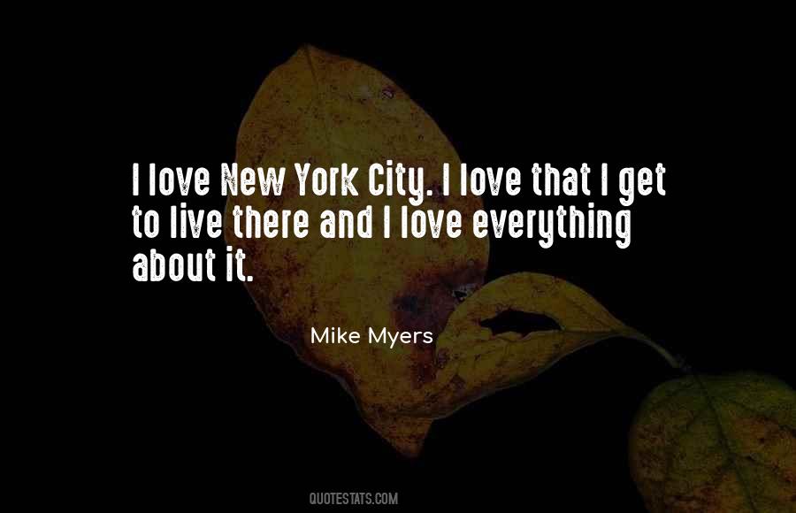 I Love New York City Quotes #9373