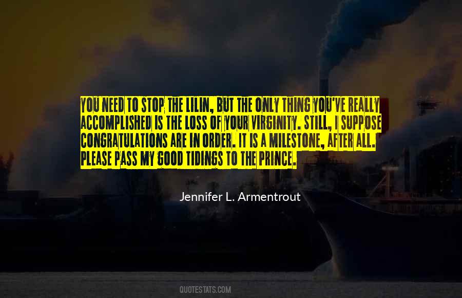 Congratulations Are In Order Quotes #1261818