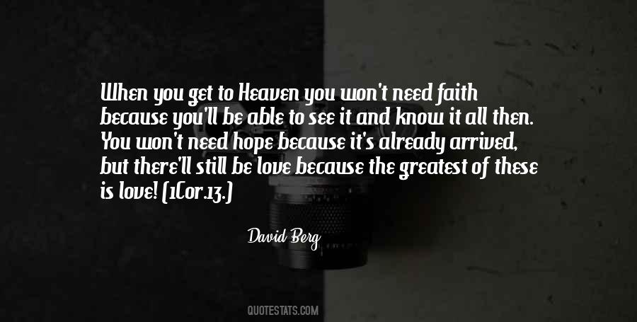 Greatest Of These Is Love Quotes #287810