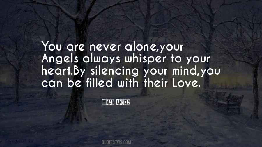 Alone Angel Quotes #1360733