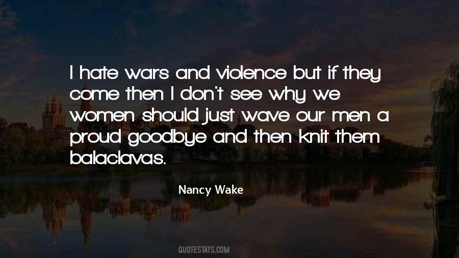 Wave Goodbye Quotes #656910