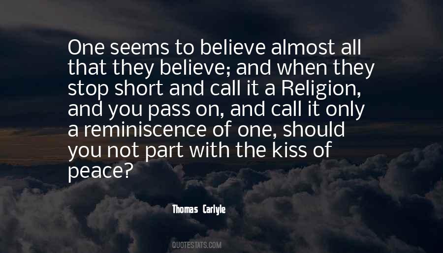 Short Religion Quotes #1017975