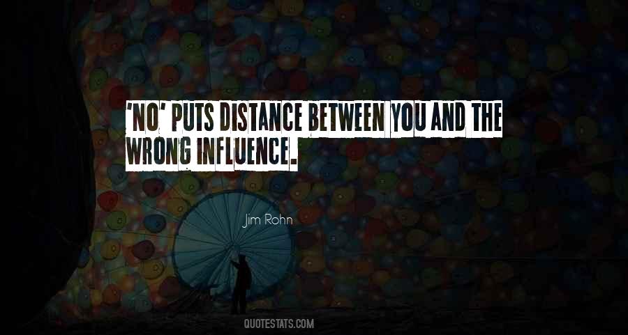 Distance And You Quotes #175455