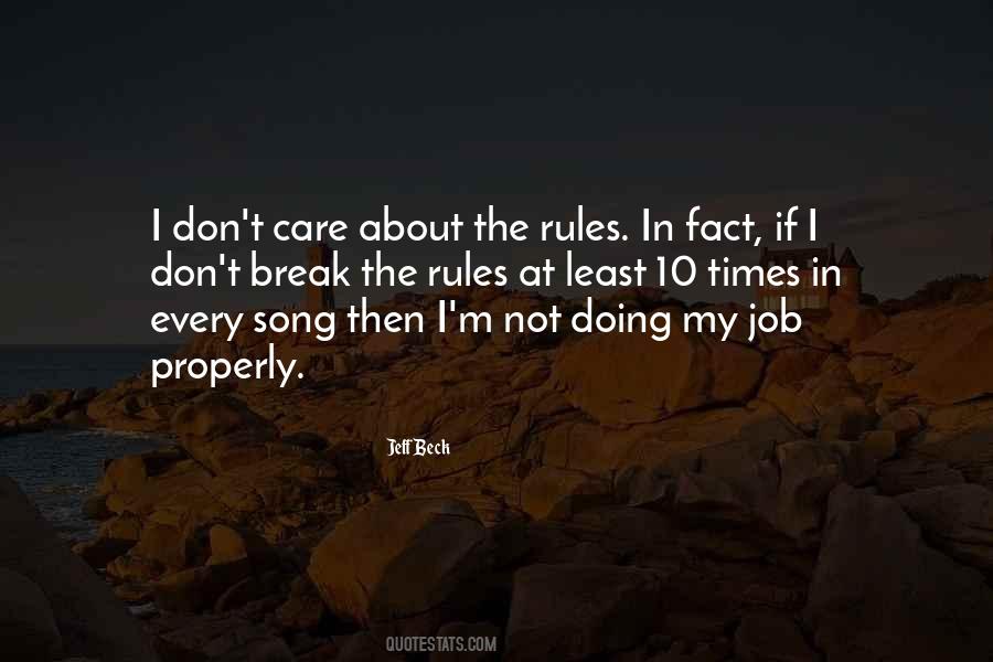 Do Your Job Properly Quotes #1815329