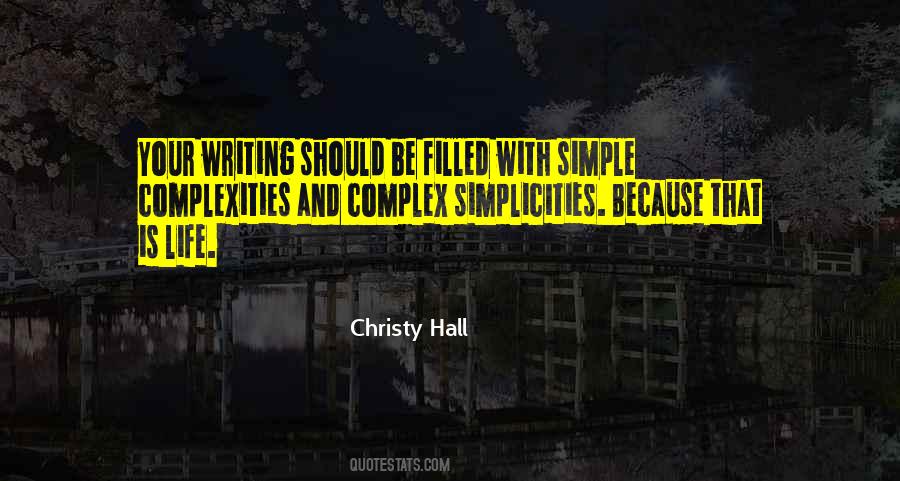 Sometimes The Simple Things Quotes #11607