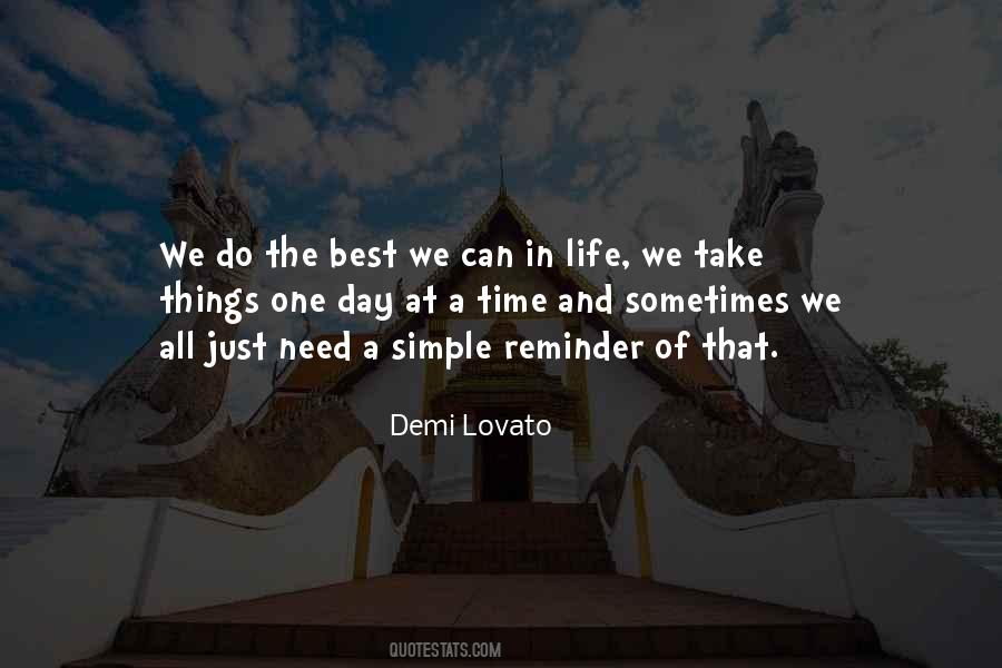 Sometimes The Simple Things Quotes #1776326