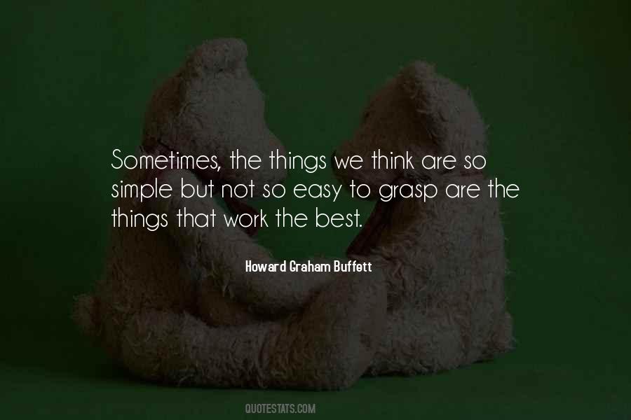 Sometimes The Simple Things Quotes #364372