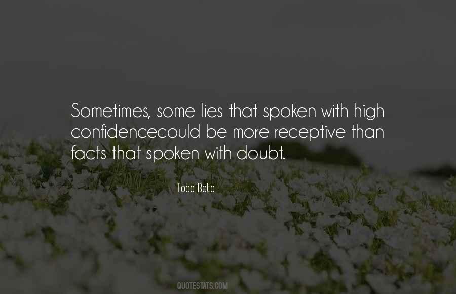 Speak Facts Quotes #1220481