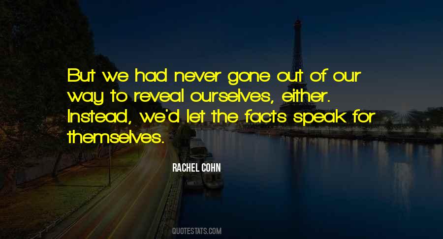 Speak Facts Quotes #154578