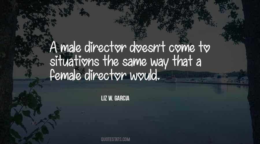 Female Director Quotes #1844838