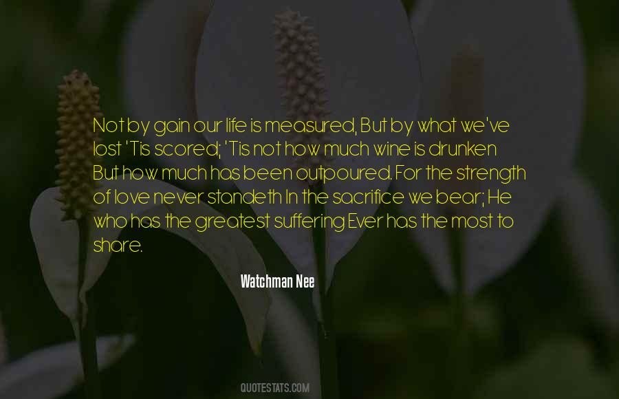 Greatest Sacrifice Quotes #435770