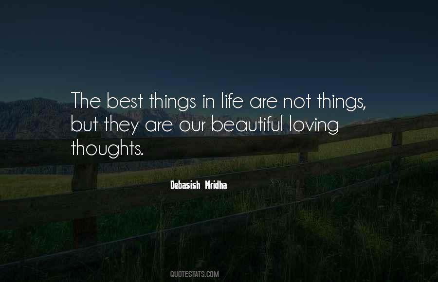 Things Are Beautiful Quotes #56056