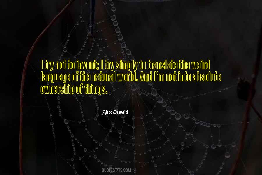 Weird Language Quotes #501292