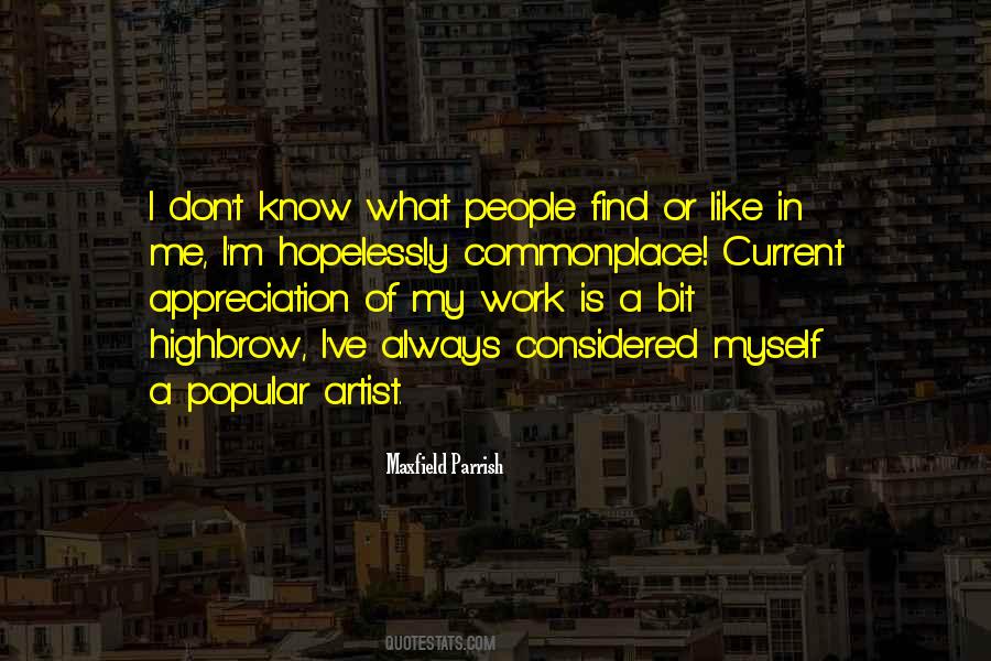 Popular Artist Quotes #1312407