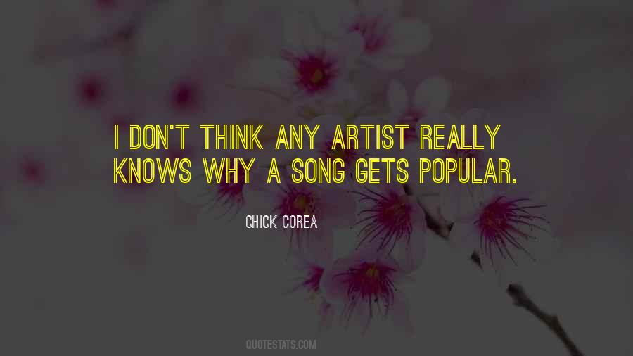 Popular Artist Quotes #1322973