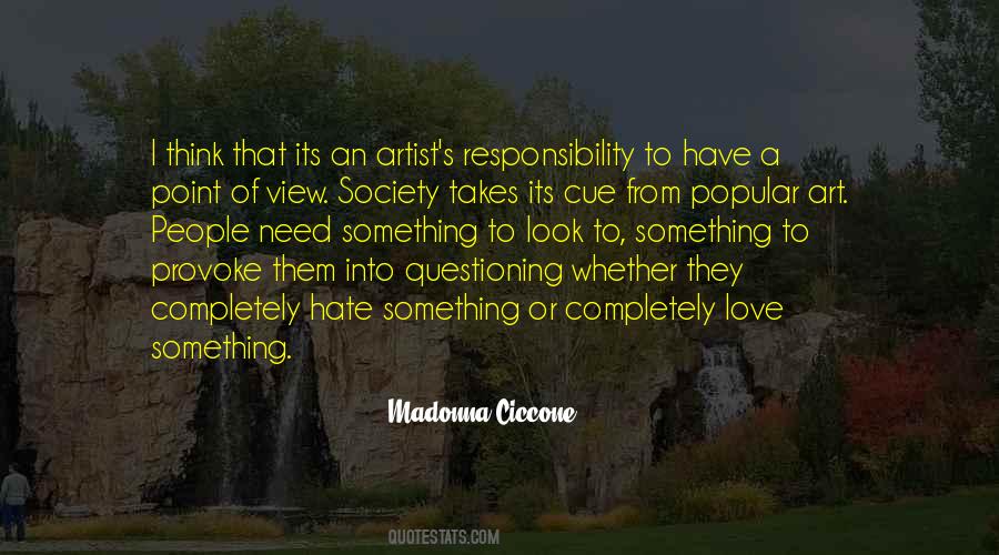Popular Artist Quotes #310739