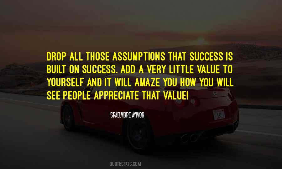 Add Value To Yourself Quotes #1532386