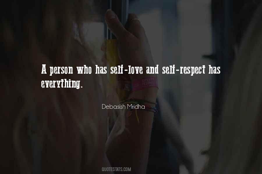 Self Love And Self Respect Quotes #1600696