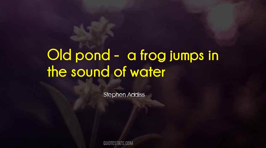 Water Pond Quotes #201550