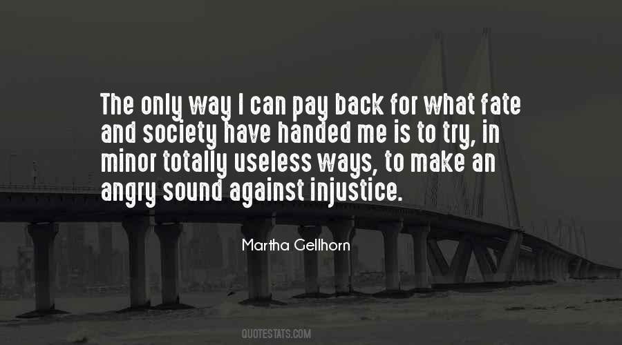 Against Injustice Quotes #618116