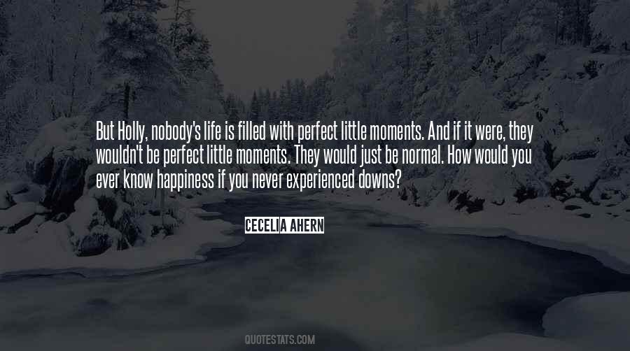 Life Is Never Perfect Quotes #1380312