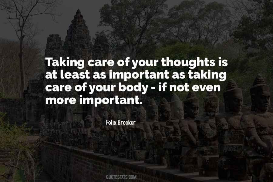 Mind Care Quotes #195016