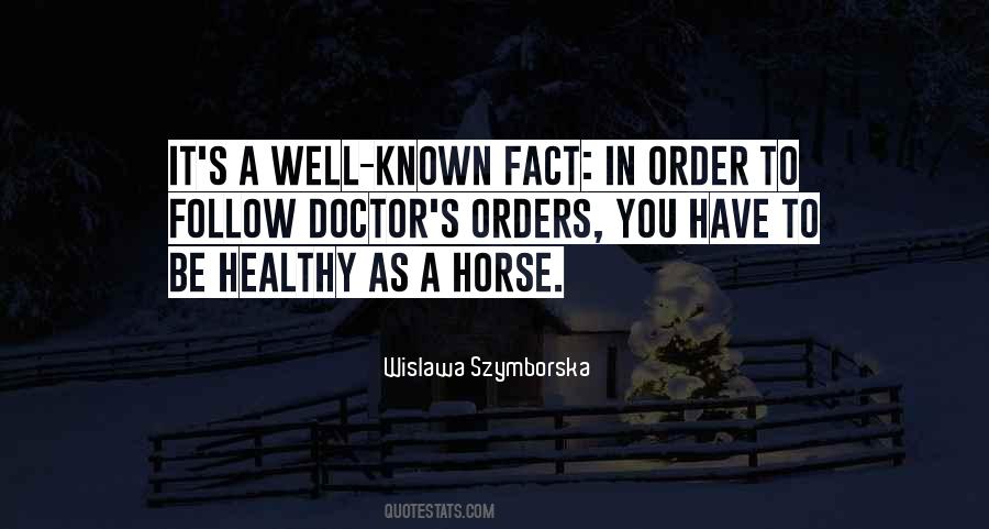 Doctor Orders Quotes #1316051