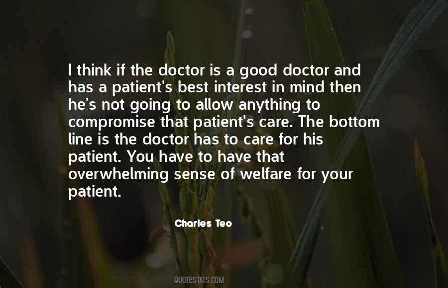Doctor Patient Quotes #1783122