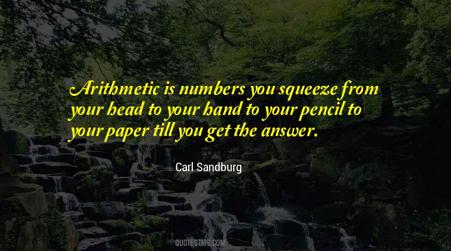 Quotes About Math And Numbers #1156919