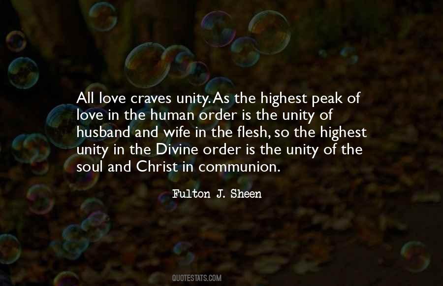 Fulton J Sheen Love Quotes #1058581