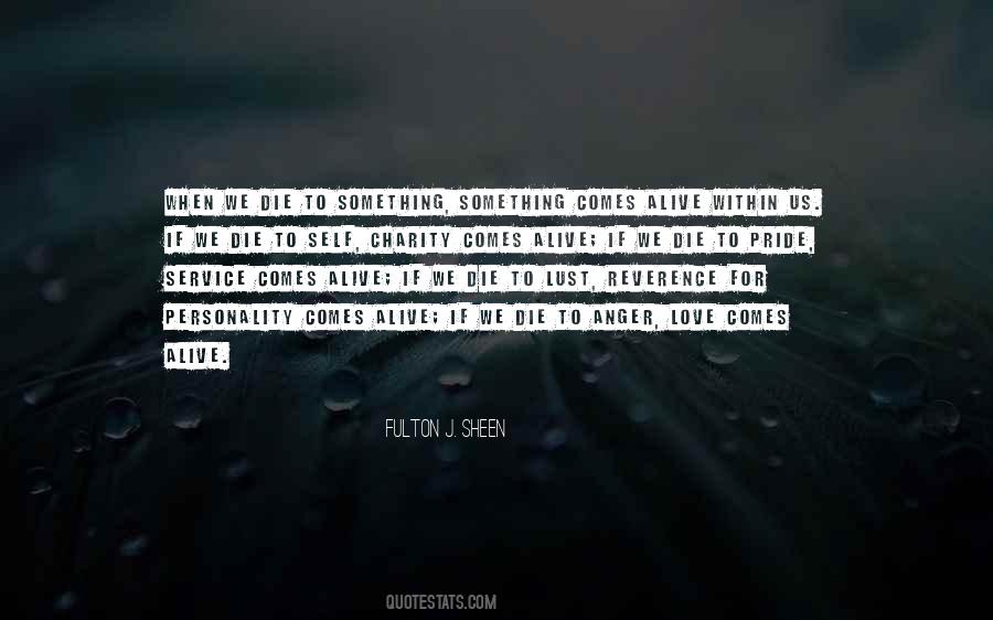 Fulton J Sheen Love Quotes #1114583