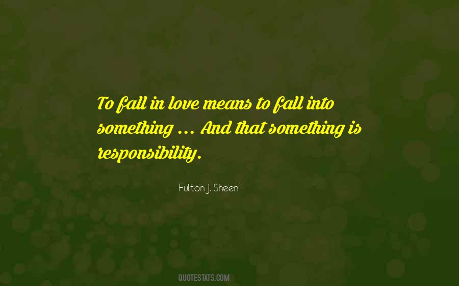 Fulton J Sheen Love Quotes #1158934