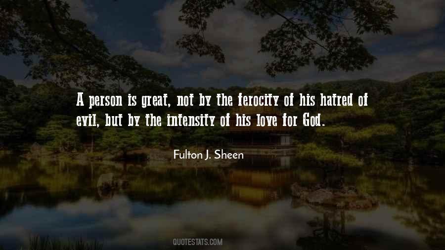 Fulton J Sheen Love Quotes #914867