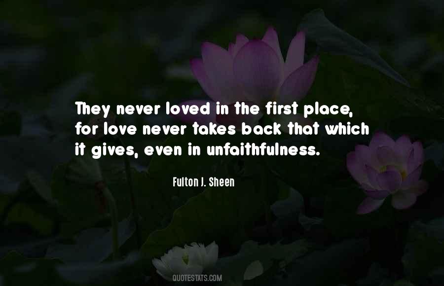 Fulton J Sheen Love Quotes #938471