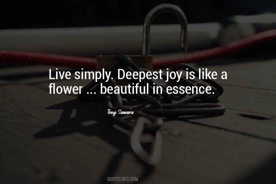 Flower Joy Quotes #1353481